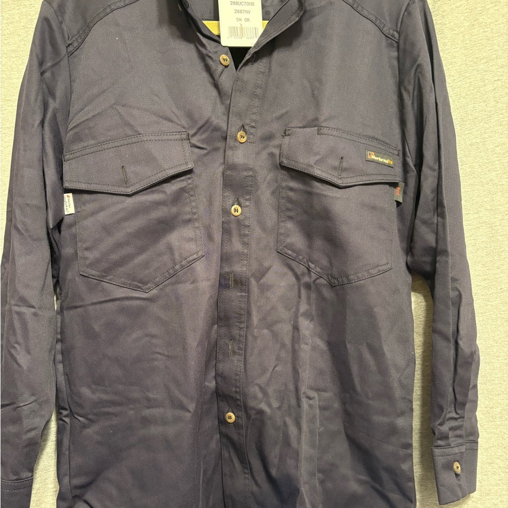 Worksite Dark Blue Lightweight Long sleeve Shirt